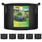 Ipower 10-Gallon Fabric Aeration Pots Container with Strap Handles GLGROWBAG10X5 - alternate 1